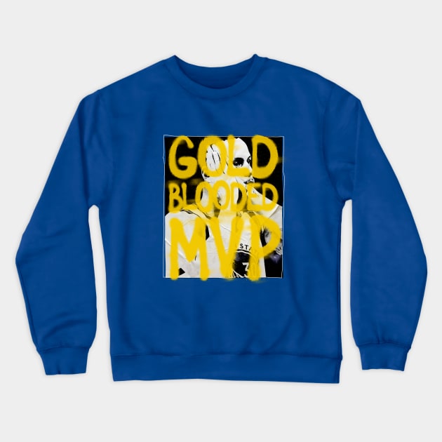 Gold Blooded MVP Crewneck Sweatshirt by Aefe